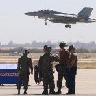 NAS Lemoore Hornets from VFA 154 The Black Knights returned to Lemoore following a cruise on the USS Roosevelt.